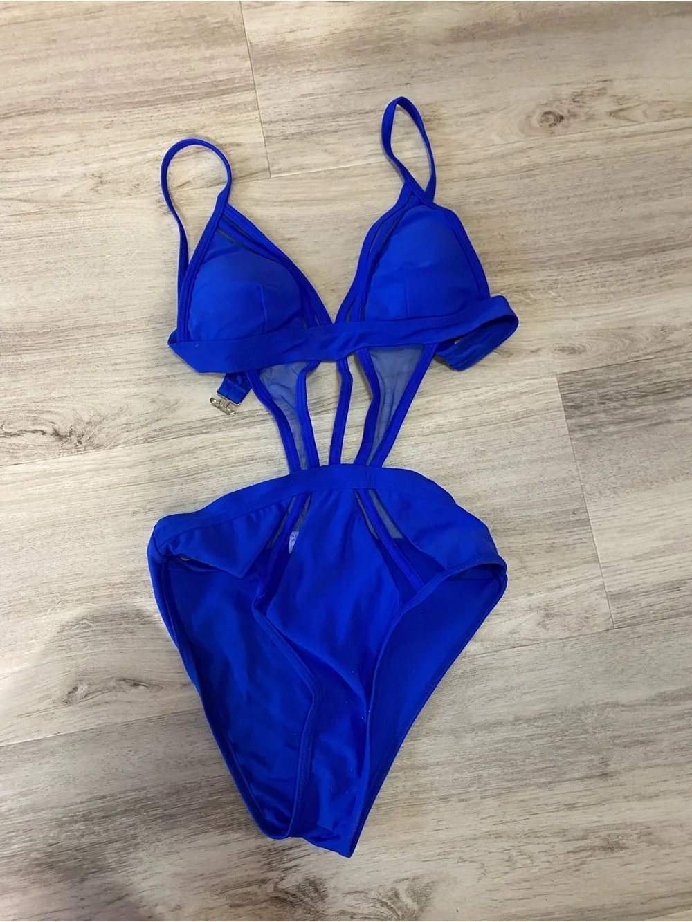 Dippin' Daisy's Royal Blue Strappy One-Piece Swimsuit